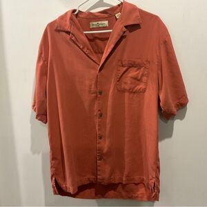 Tommy Bahama Men's Silk Button-Down Shirt 
Sz Small